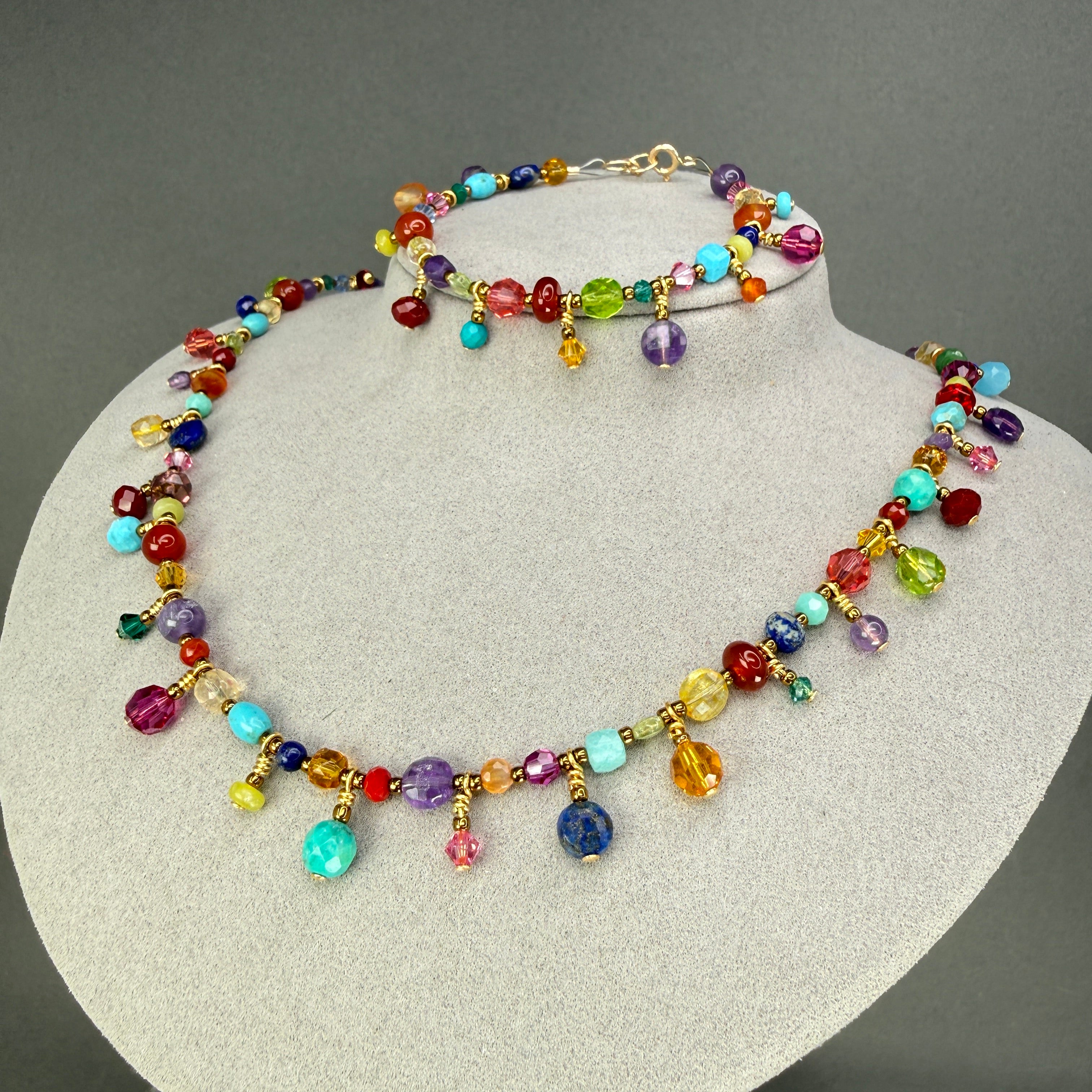 Summer gems drops bracelet