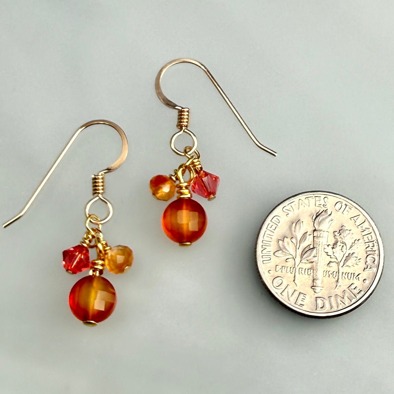 Grapefruit Earrings