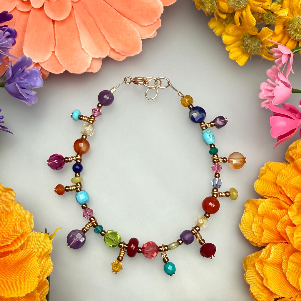 Summer gems drops bracelet