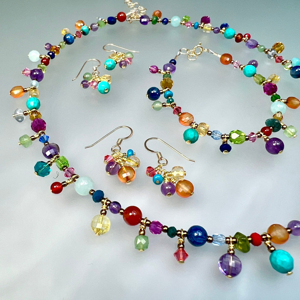 Summer gems drops bracelet