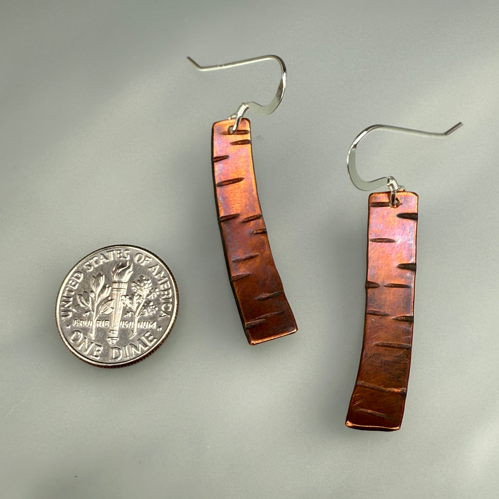 Copper Birch Earrings