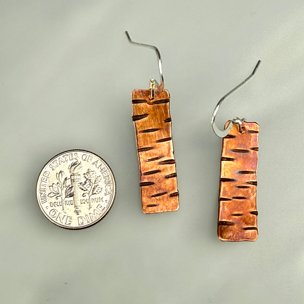 Copper Birch Earrings